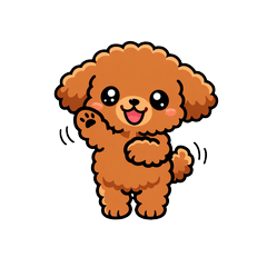Daily Toy Poodle! Yurukawa Stickers
