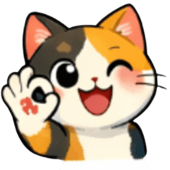 三花貓無字反應貼圖