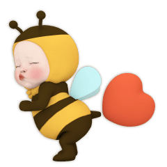 【動く】ミツバチタオル【毎日】