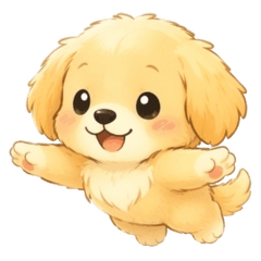 Golden Retriever: Cheer Up!