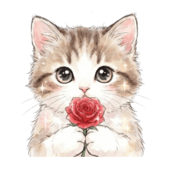 萌寵花繪貼紙 2（純淨版）