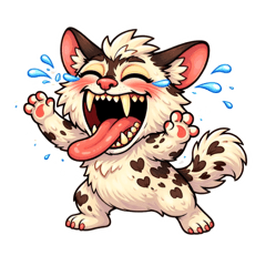 花賀宇宙：齒萌獸-無字浮誇版