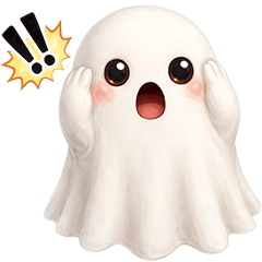 Little Ghost So Cute!! (No Text)