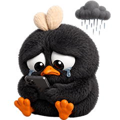 Black Duck TuaTueng! (No Text)