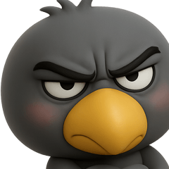 ず~っと使える♡圧が強いハシビロコウ