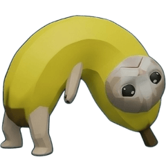 香蕉貓：無字浮誇顏藝