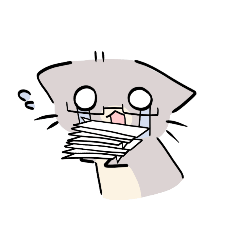 silly kitty sticker