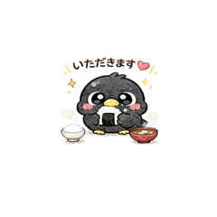 Mofu Crow Daily Stickers