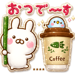 北欧風敬語うさぺんぷくつやシールカスタム