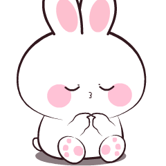 Kawaii Rabbit 8 : Animated Stickers