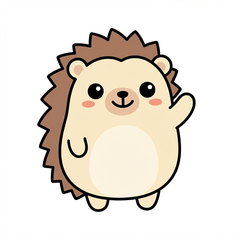 刺蝟的無字表情 ♪ AG 1