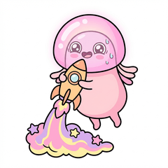 水母的漸變表情 ♪ AG 1