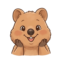 Quokka Smile: Daily Life Stickers 1