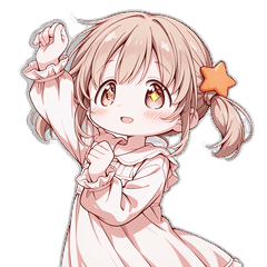 Cute daily stickers of Kira.