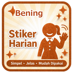 Bening Name Stickers