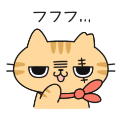 Daily use Jitome Tabby Kitty sticker