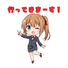 Cute Office Lady Daily Life Stickers