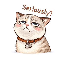 NhaNuan | Moody Cat Stickers