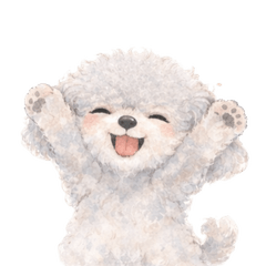 Gugu-chan FluffyToyPoodle Daily Stickers
