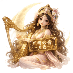 Chibi Mystic Goddess: Peace & Gratitude