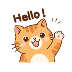 Little Moody Ginger Cat