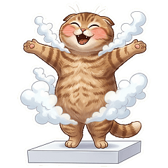 懶貓日常 | 廢到發光 | 流行梗貼圖