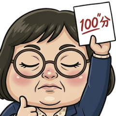 綿花糖OL：大字顏藝大貼圖