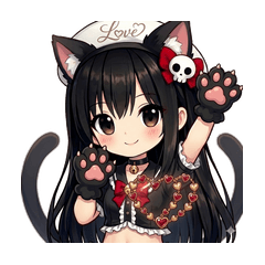 白帽骷髏醬 Vol.6：黑貓的小夜曲撒嬌時光