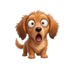 No Text Dog Emotion Stickers Vol.2