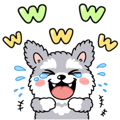 Schnauzer stampthat can be used all year