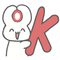 greeting Rabbit sticker