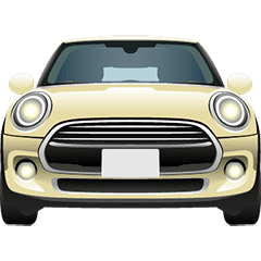 かわいい欧州車と移動 - クリーム