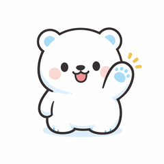 Polar Bear's Cozy Daily Life Stickers
