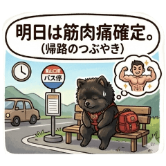 Black Pome goes to the mountains