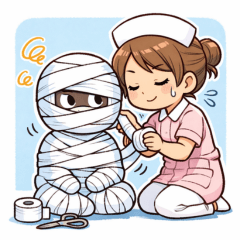 Everyday scenes of nurses