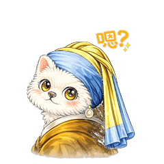 白梗與厭世橘貓的可愛誤會—美術篇