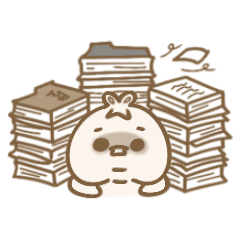 Tired Office Bunny Tongbae