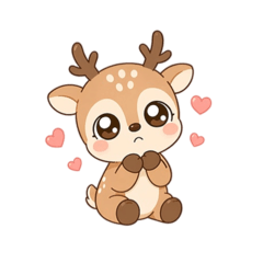 cute deer.