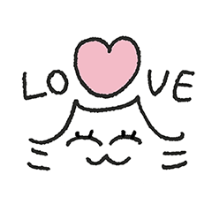 Simple Fluffy Cat Stickers