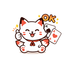 Fox Konpeito Sticker