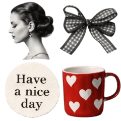 Cute vintage Sticker for adults