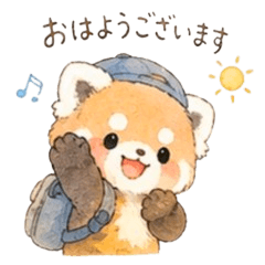 Chiibou Red Panda Everyday Stickers