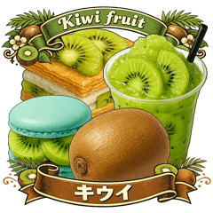 果物スイーツ_キウイ【第一弾】