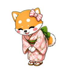 Nana the Shiba Girl: Spring Greetings