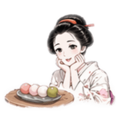 Rokurokubi spring stickers Cute & Eerie