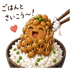 Never Give Up! Sticky Natto