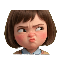 可愛短髮小妹妹表情超到位戲...