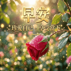 早安動態貼-花朵篇