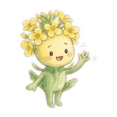 Canola Flower Daily Stickers [No Text]