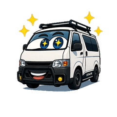 Vanlife-kun Stickers
